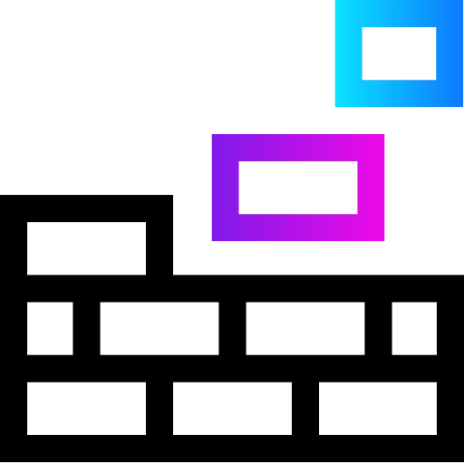 Fully Managed It Services Building block bricks improvement icons